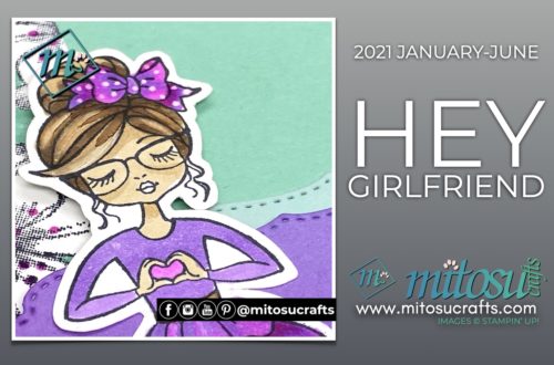 Stampin' Up! Hey Girlfriend Stamp Set Card Idea with Stampin Blends Coloring for The Spot Creative Challenge from Mitosu Crafts UK by Barry & Jay Soriano