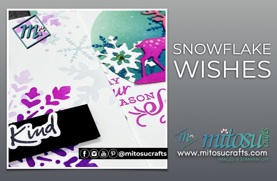Stampin' Up! Snowflake Wishes Stamp Set Card Ideas for Stamp Review Crew from Mitosu Crafts UK by Barry & Jay Soriano