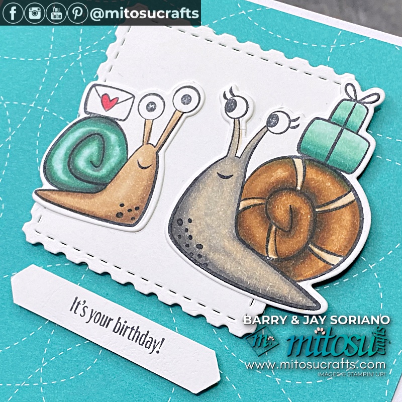 Snail Mail Set during Sale-a-bration 2021 available from Barry & Jay Soriano of Mitosu Crafts UK Independent Stampin Up Demonstrators 