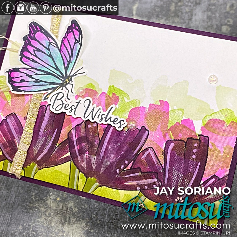 Stampin' Up! A Touch Of Ink Card Ideas with Youtube Video Tutorial from Mitosu Crafts UK by Barry Selwood & Jay Soriano