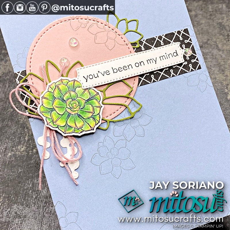 Stampin' Up! Simply Succulents Bundle Card Ideas for The Gentlemen Crafters Design Team Blog Hop #tgcdt from Mitosu Crafts UK by Barry Selwood & Jay Soriano