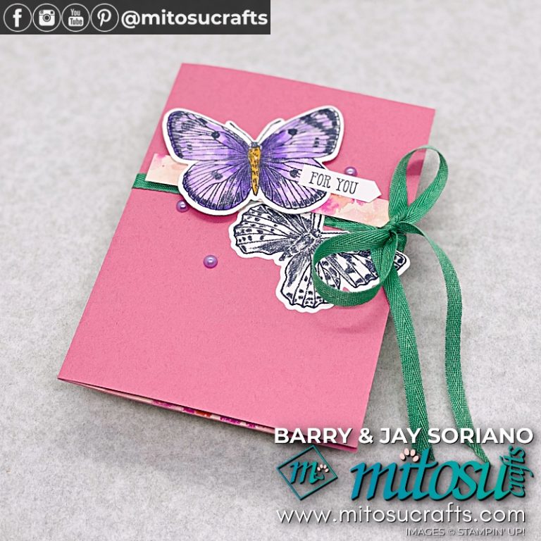 Butterfly Pop Up Cards Video Tutorial - Mitosu Crafts