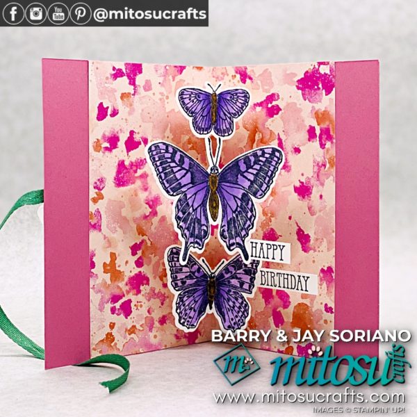 Butterfly Pop Up Cards Video Tutorial - Mitosu Crafts