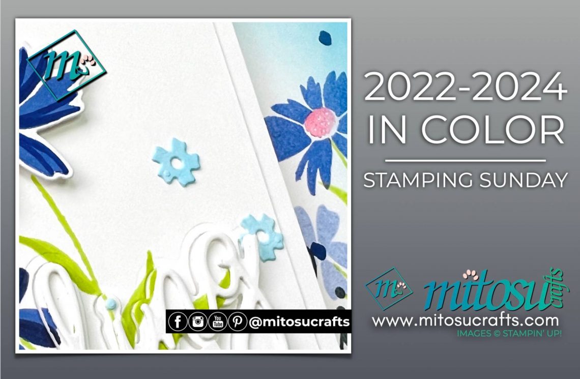 2022-2024 In Color Crush with Sending Smiles Bundle from Mitosu Crafts by Barry Selwood & Jay Soriano Stampin' Up! Demonstrators UK France Germany Austria & The Netherlands
