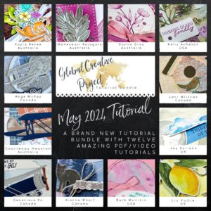 2024-2025 Annual Catalogue May 2024 Global Creative Project Tutorial Bundle Sneak Peek from Mitosu Crafts by Barry & Jay Soriano UK Stampin Up Demo