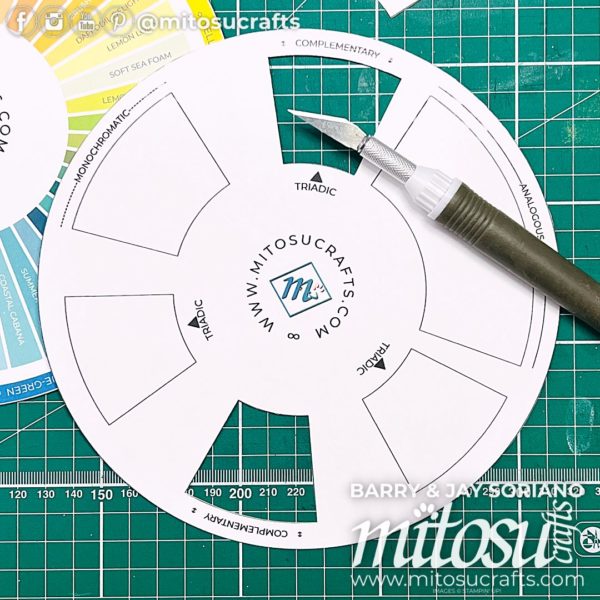 2024-2025 Color Wheel with Stampin Up Colours Mitosu Crafts by Barry & Jay Soriano Stampin Up UK France Germany Austria Netherlands Belgium Ireland