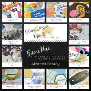 Abstract Beauty Theme Global Creative Project Tutorial Bundle Sneak Peek from Mitosu Crafts by Barry & Jay Soriano UK France Germany Austria The Netherlands Stampin Up Demo