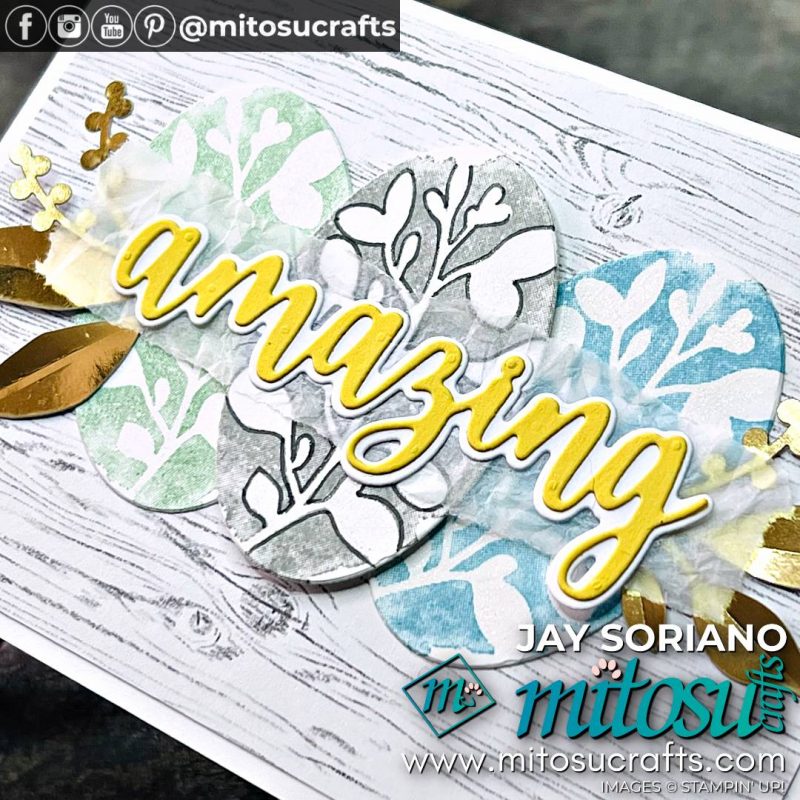 Amazing Silhouettes Card Idea from Mitosu Crafts by Barry Selwood & Jay Soriano Stampin' Up! Demonstrators UK France Germany Austria & The Netherlands