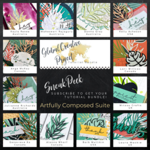 Artfully Composed Suite Theme Global Creative Project Tutorial Bundle Sneak Peek from Mitosu Crafts by Barry & Jay Soriano UK France Germany Austria The Netherlands Stampin Up Demo