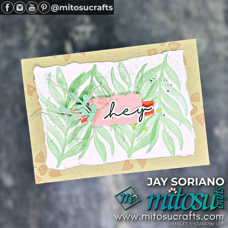 Artfully Layered Card for Casually Crafting Sketch Inspiration Blog Hop from Mitosu Crafts by Barry Selwood & Jay Soriano Stampin' Up! Demonstrators UK France Germany Austria & The Netherlands