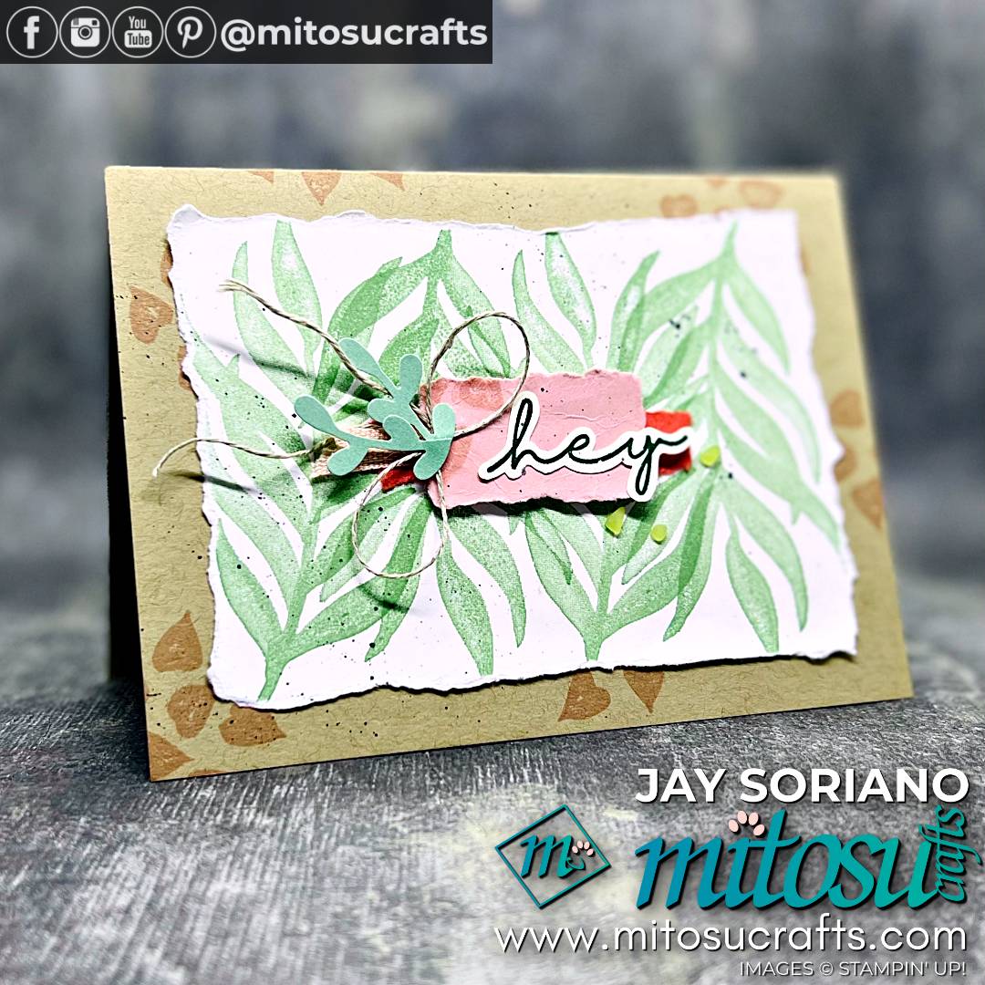 Artfully Layered Card for Casually Crafting Sketch Inspiration Blog Hop from Mitosu Crafts by Barry Selwood & Jay Soriano Stampin' Up! Demonstrators UK France Germany Austria & The Netherlands
