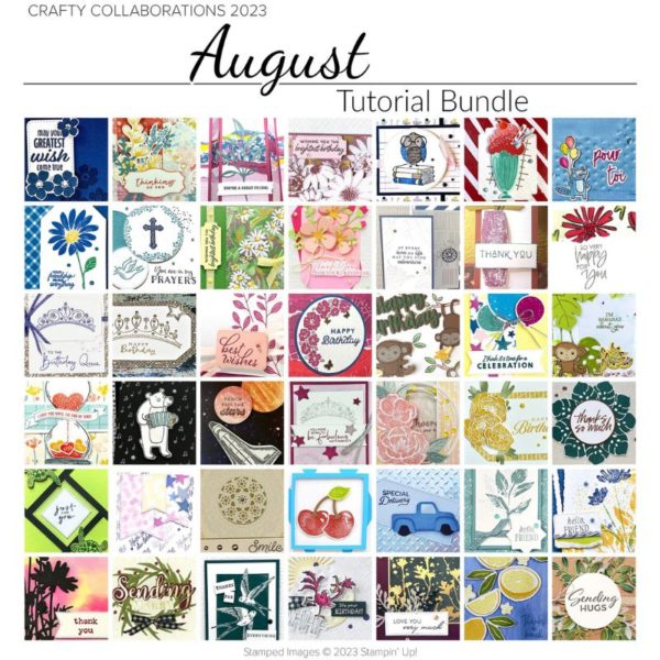 August 2023 Crafty Collaborations Tutorial Bundle Sneek Peak Stampin Up Cardmaking from Mitosu Crafts UK by Barry Selwood & Jay Soriano