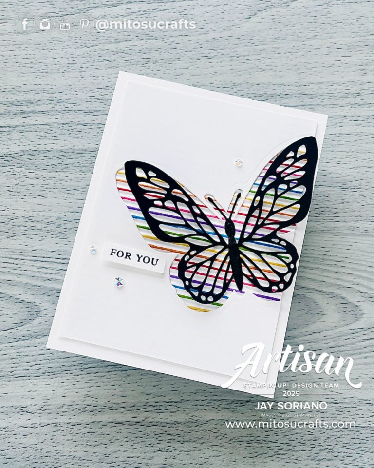 Beautiful Butterflies with Rainbow #GDP487 – Mitosu Crafts