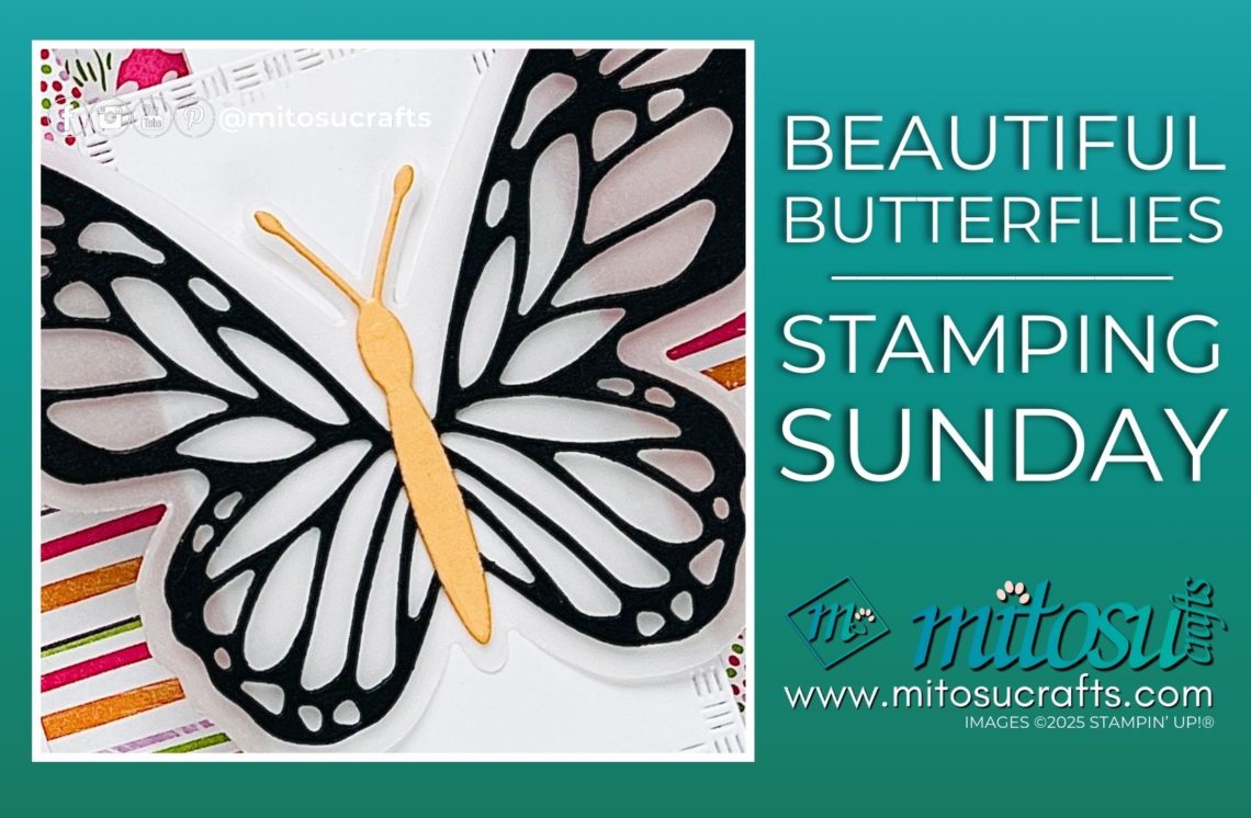 Beautiful Butterflies Fun Fold Card Ideas by Jay Soriano Mitosu Crafts Stampin' Up! UK