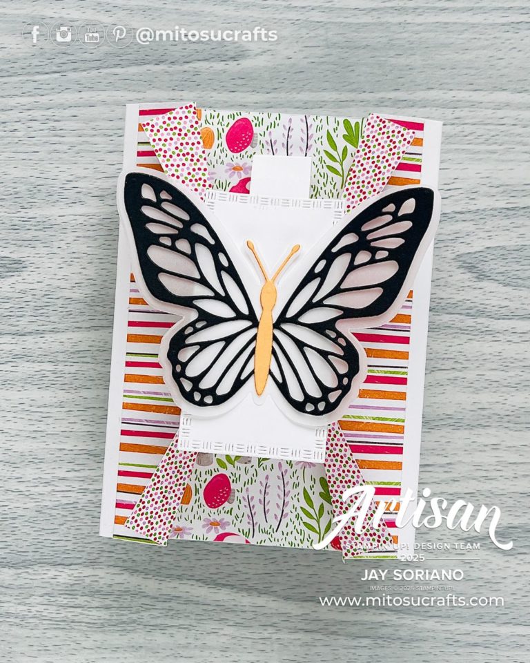 Beautiful Butterflies Fun Fold Cards - Mitosu Crafts