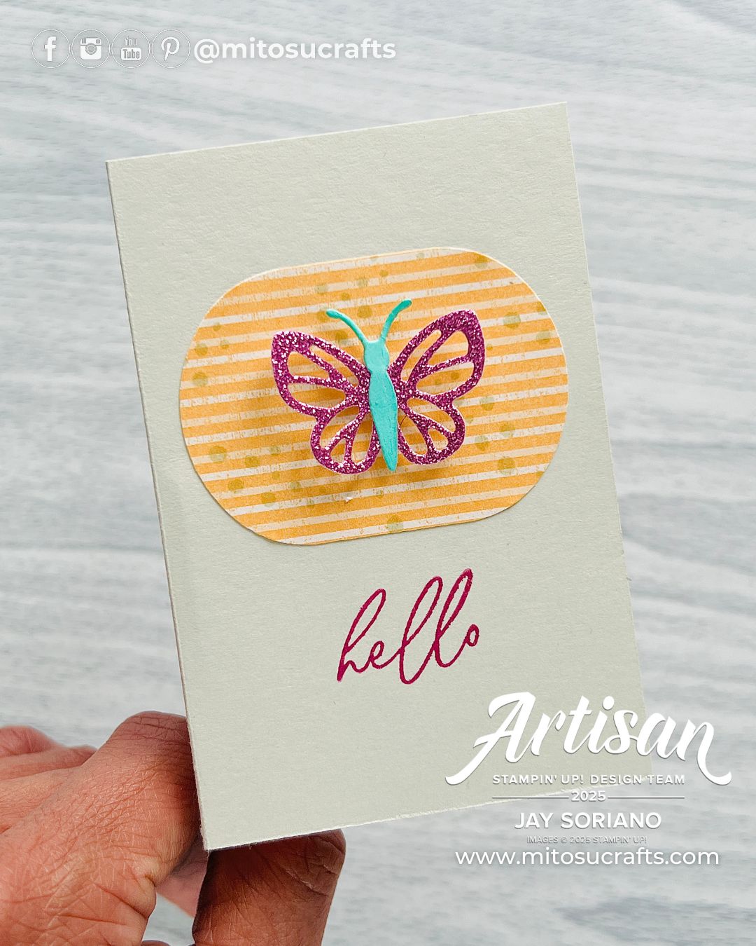Beautiful Butterflies Fun Fold Cards – Mitosu Crafts