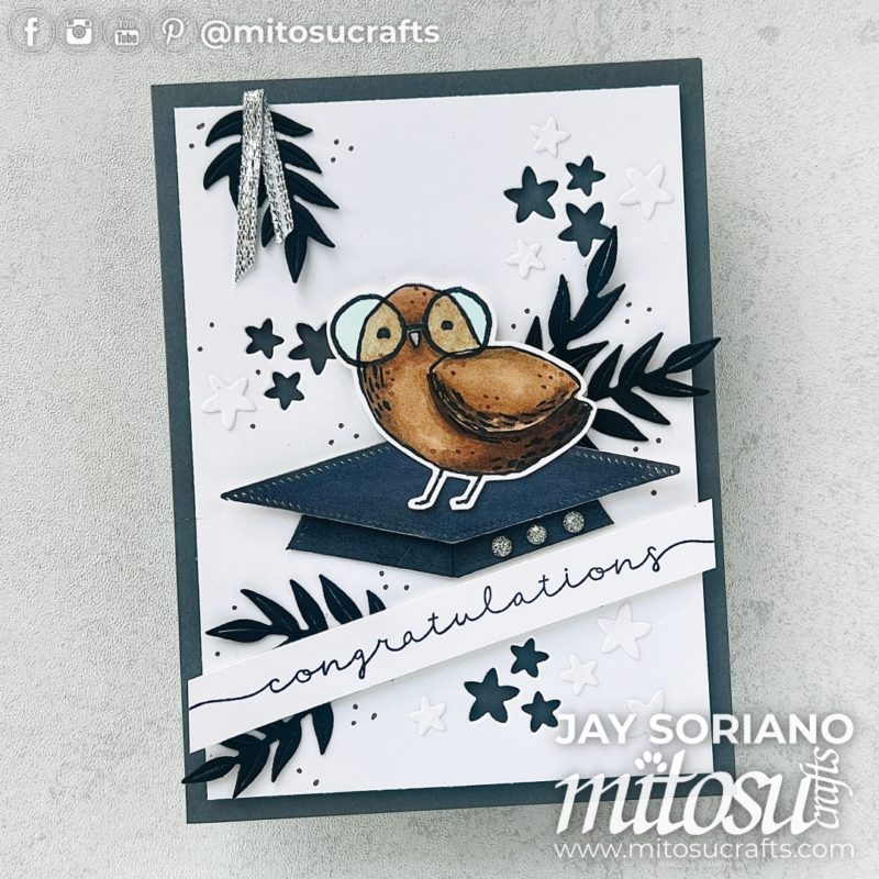 Birds Eye View Stampin Blends Colouring Congratulations Card Idea Mitosu Crafts by Barry & Jay Soriano Stampin' Up! UK France Germany Austria Netherlands Belgium Ireland