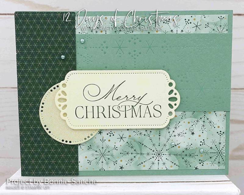 Bonnie Sanche Design 12 Weeks of Christmas Ideas from Mitosu Crafts by Barry & Jay Soriano Stampin Up Demonstrator