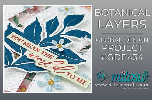 Botanical Layers Card Sketch #GDP434 Idea Mitosu Crafts by Barry & Jay Soriano Stampin Up UK France Germany Austria Netherlands Belgium Ireland