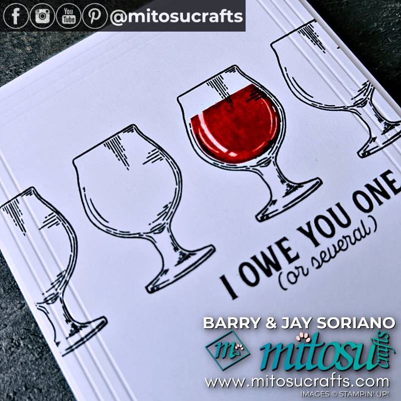 Brewed For You Easy Handmade Card Ideas from Barry & Jay Soriano Mitosu Crafts Independent Stampin Up Demonstrators UK France Germany Austria The Netherlands