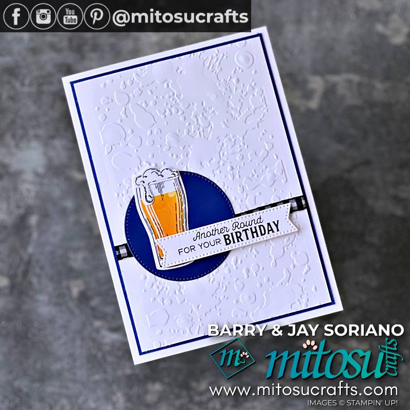 Brewed For You Easy Handmade Card Ideas from Barry & Jay Soriano Mitosu Crafts Independent Stampin Up Demonstrators UK France Germany Austria The Netherlands