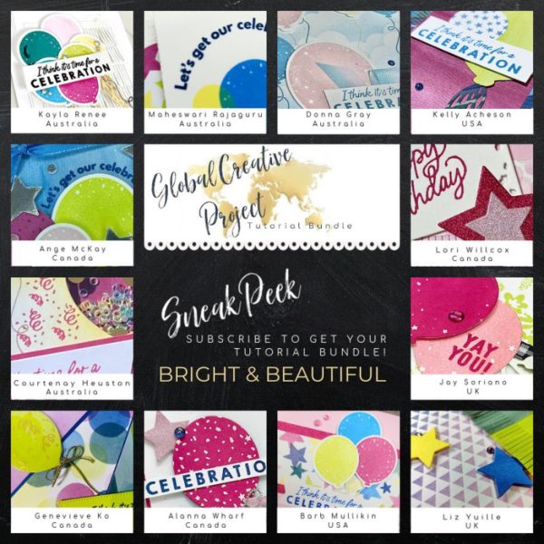 Stampin' Up! Bright & Beautiful Global Creative Project Tutorial Bundle Sneak Peek from Mitosu Crafts by Barry & Jay Soriano UK France Germany Austria The Netherlands Belgium Ireland Stampin Up Demo