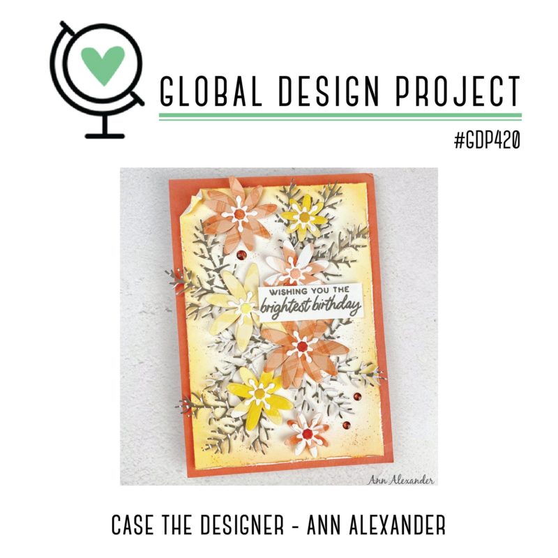 CASE The Designer Ann Alexander #GDP420 Card Challenge Inspiration from Mitosu Crafts UK