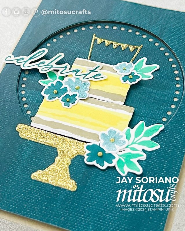 Cake Celebrations Card Idea Mitosu Crafts by Barry & Jay Soriano Stampin' Up! UK France Germany Austria Netherlands Belgium Ireland