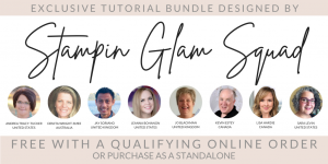 Card Making and Paper Craft Exclusive Stamping Tutorial Bundle by Stampin Glam Squad FREE with Online Orders from Mitosu Crafts UK by Barry & Jay Soriano Stampin Up Demonstrators
