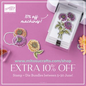 Cardmaking Papercraft Offer Extra 10% Off Stamp & Dies Bundle Barry & Jay Soriano Stampin Up UK