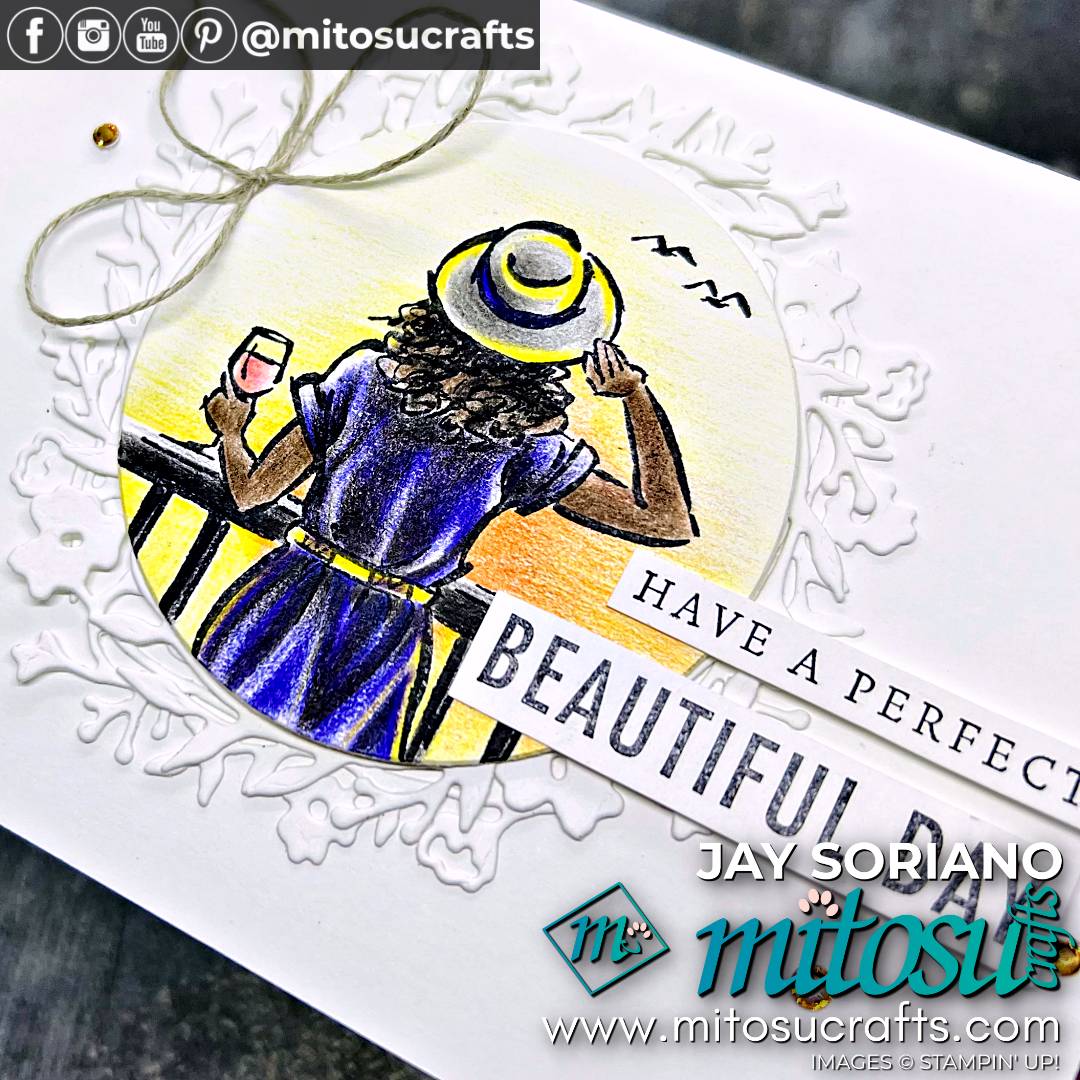 Colouring In The Moment with Watercolor Pencils from Mitosu Crafts by Barry Selwood & Jay Soriano Stampin' Up! Demonstrators UK France Germany Austria & The Netherlands
