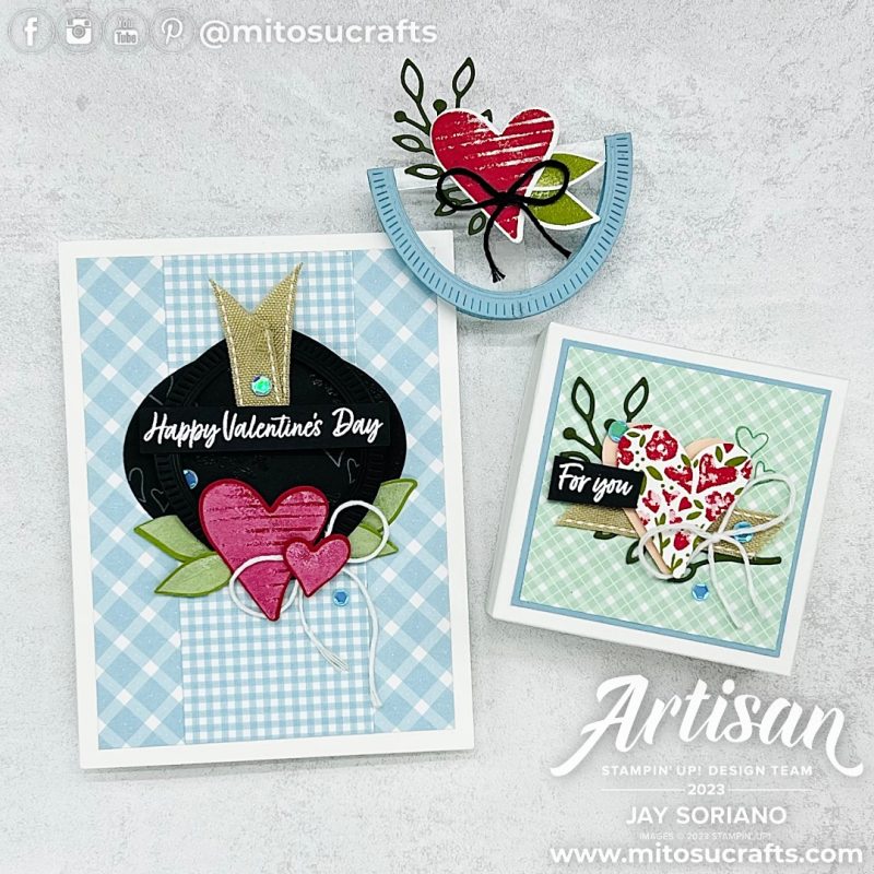 Country Bouquet Papercraft Card Ideas from Mitosu Crafts by Barry & Jay Soriano Stampin Up UK France Germany Austria Netherlands Belgium Ireland