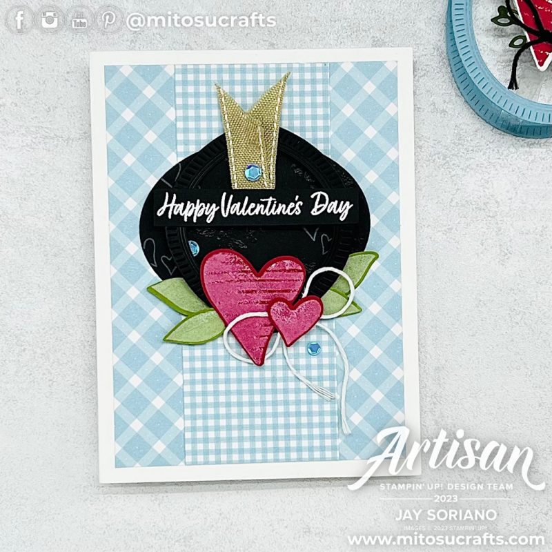Country Bouquet Card Idea from Mitosu Crafts by Barry & Jay Soriano Stampin Up UK France Germany Austria Netherlands Belgium Ireland