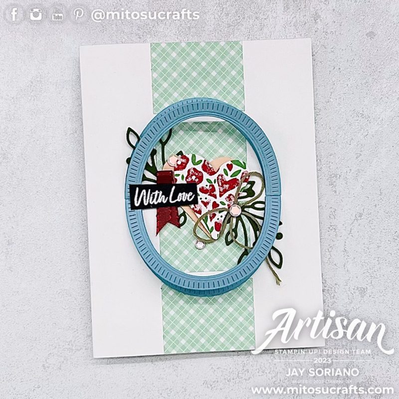 Country Floral Lane Suite Card Idea from Mitosu Crafts by Barry & Jay Soriano Stampin Up UK France Germany Austria Netherlands Belgium Ireland