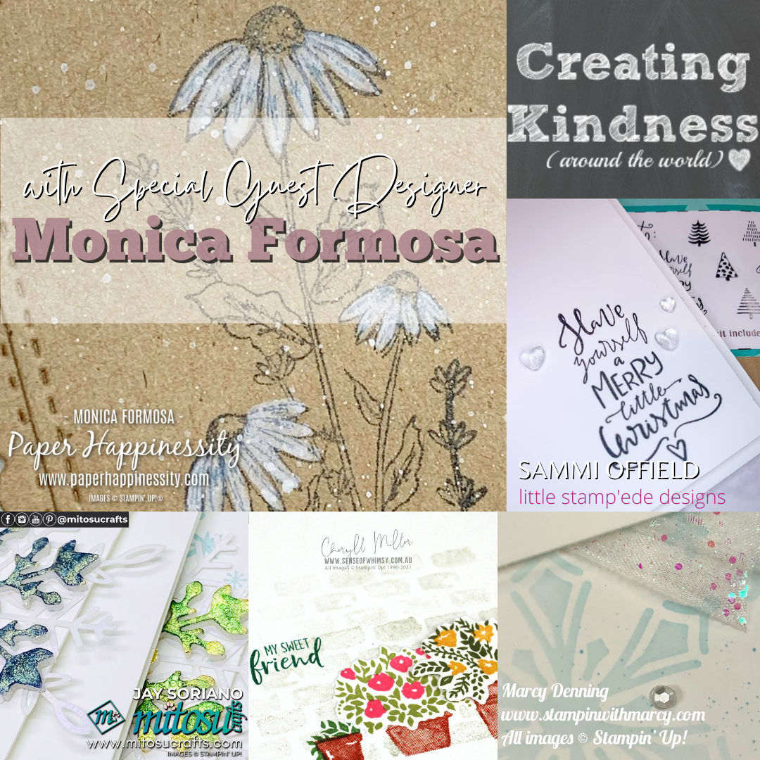 Creating Kindness CAS Card Blog Hop Sneak Peek from Mitosu Crafts UK by Barry & Jay Soriano Stampin' Up! Demo