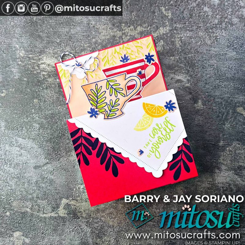 Cup of Tea Bundle Card Ideas Idea from Mitosu Crafts by Barry Selwood & Jay Soriano Stampin Up Demonstrators UK France Germany Austria The Netherlands 01