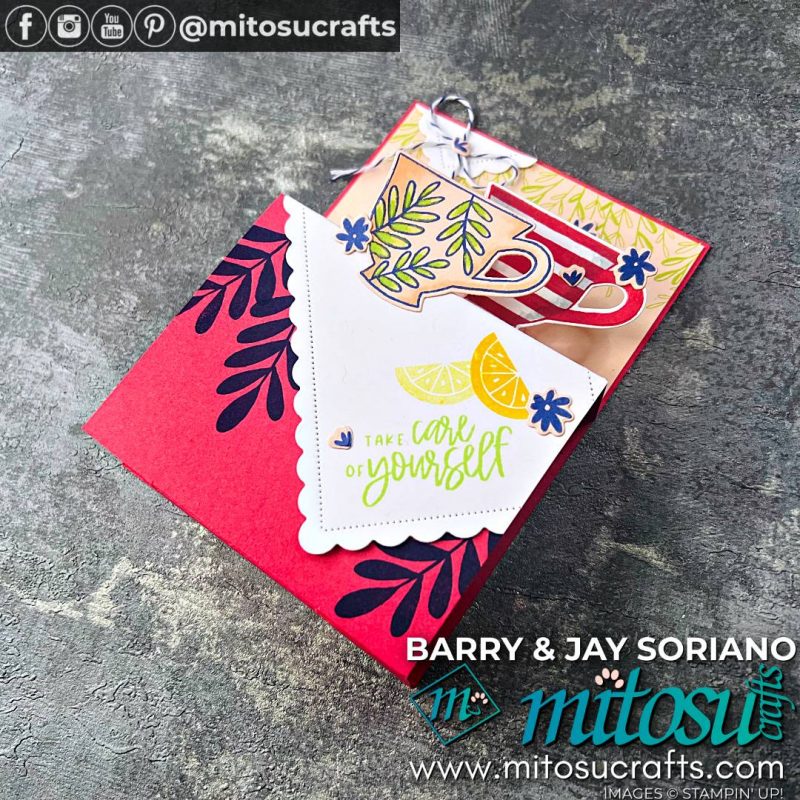 Cup of Tea Bundle Card Ideas Idea from Mitosu Crafts by Barry Selwood & Jay Soriano Stampin Up Demonstrators UK France Germany Austria The Netherlands 01
