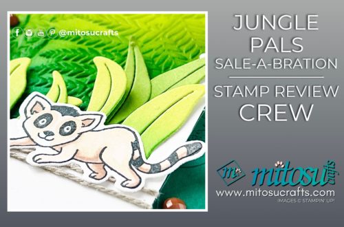 Cute Jungle Pals SAB Critters Card Idea Mitosu Crafts by Barry & Jay Soriano Stampin' Up! UK France Germany Austria Netherlands Belgium Ireland