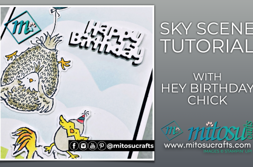 Cute and Fun Birthday Cards with Hey Birthday Chick Bundle from Barry & Jay Soriano Mitosu Crafts Independent Stampin Up Demonstrators UK