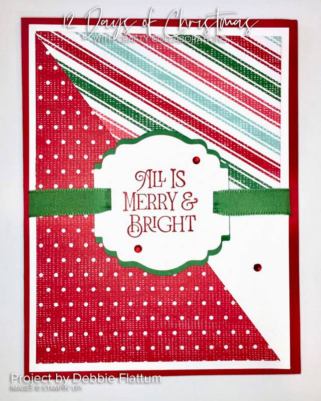 Debbie Flattum Design 12 Weeks of Christmas Ideas from Mitosu Crafts by Barry & Jay Soriano Stampin Up Demonstrator