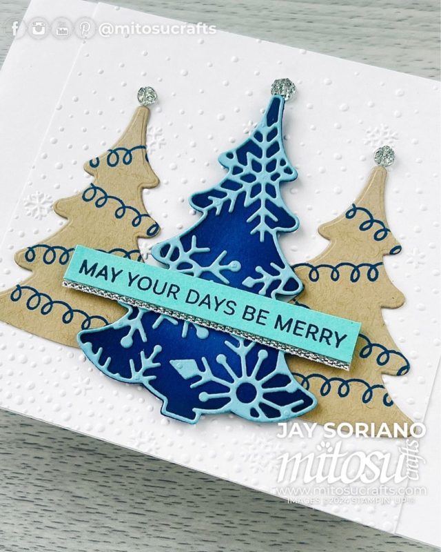 Decorative Trees Christmas Card Making Online Retreat Idea Mitosu Crafts by Barry & Jay Soriano Stampin' Up! UK France Germany Austria Netherlands Belgium Ireland 1