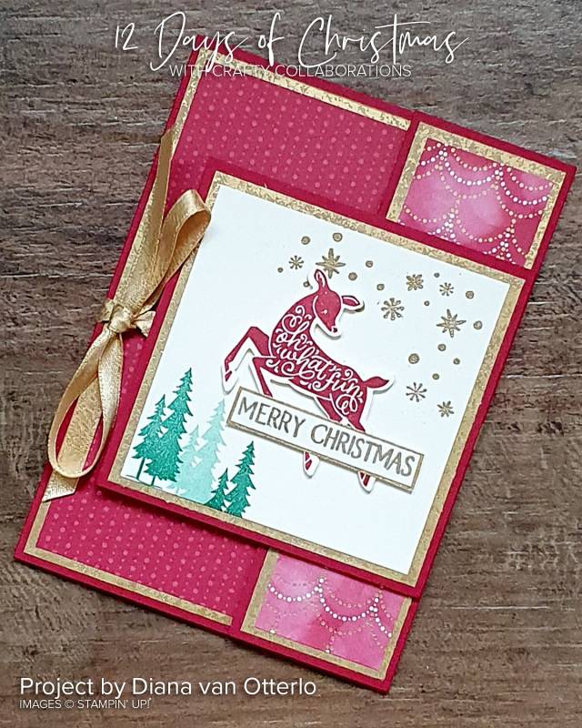 Diana van Otterlo Design 12 Weeks of Christmas Ideas from Mitosu Crafts by Barry & Jay Soriano Stampin Up Demonstrator