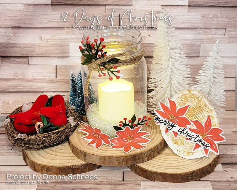 Donna Schnees Design 12 Weeks of Christmas Ideas from Mitosu Crafts by Barry & Jay Soriano Stampin Up Demonstrator