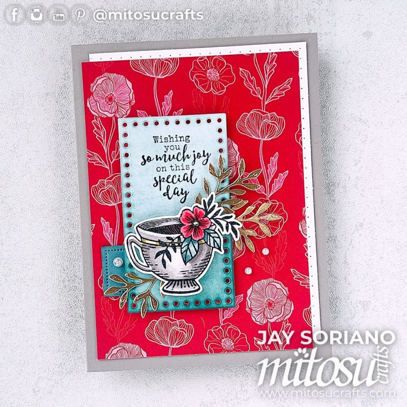 Everyday Details Card Making Idea with Sunny Days SAB DSP from Mitosu Crafts by Barry & Jay Soriano Stampin Up UK France Germany Austria Netherlands Belgium Ireland
