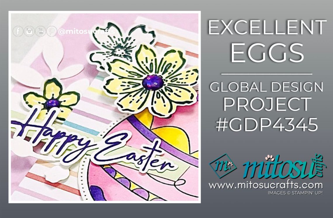 Excellent Eggs Easter Card Idea Mitosu Crafts by Barry & Jay Soriano Stampin Up UK France Germany Austria Netherlands Belgium Ireland
