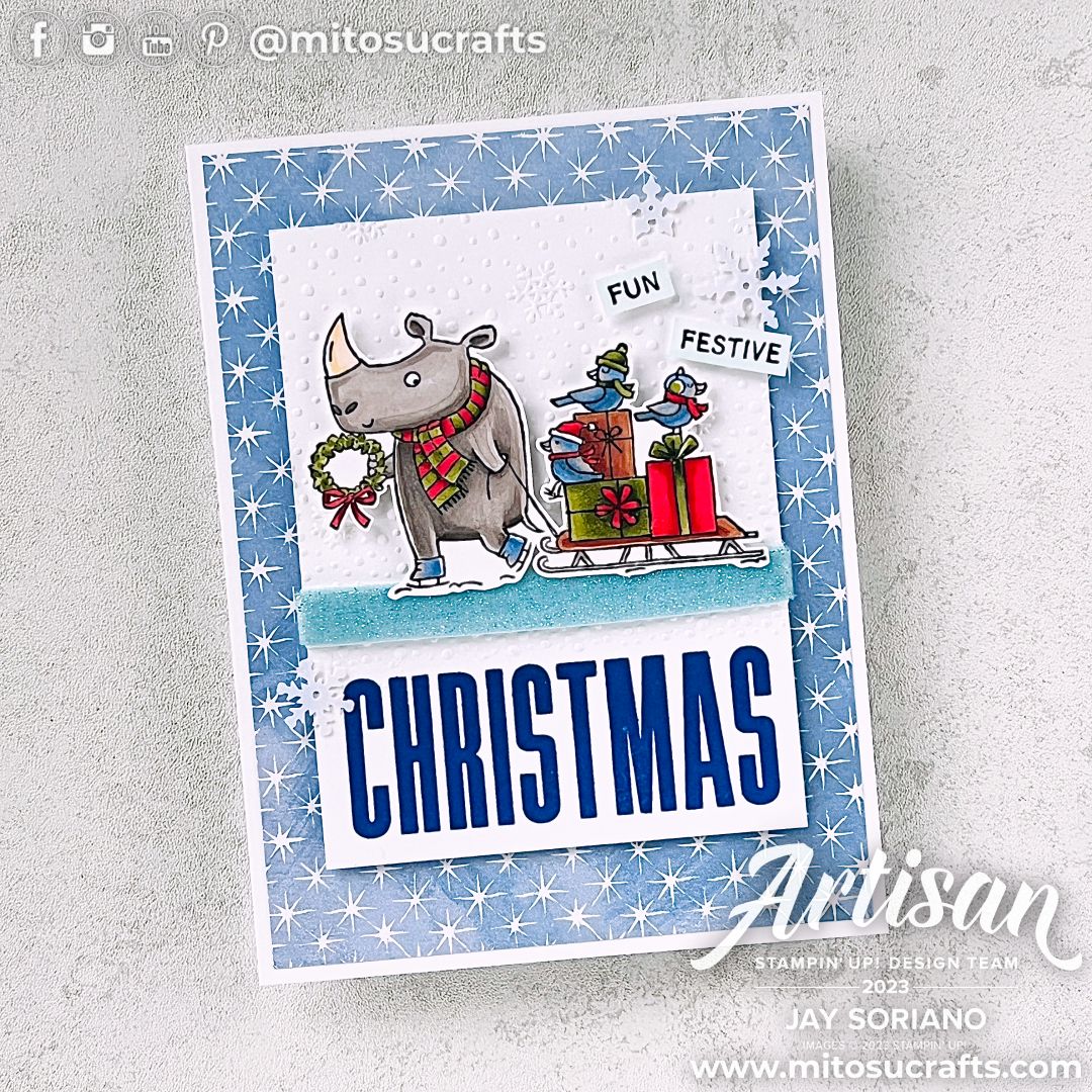 Festive & Fun Christmas Card Idea - Mitosu Crafts
