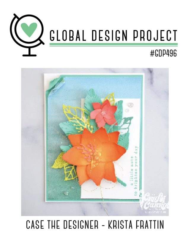 #GDP496 Global Design Project Cardmaking Challenge CASE The Designer Krista Frattin Inspiration from Mitosu Crafts UK