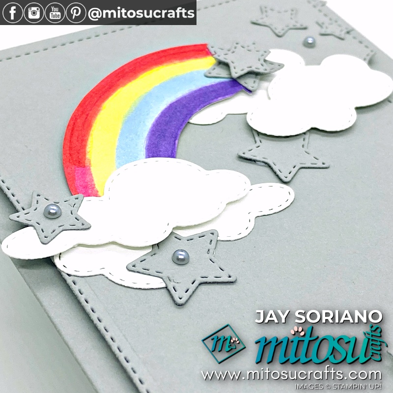 Give It A Whirl Reveal Card Surprise with Rainbow from Mitosu Crafts UK by Barry & Jay Soriano Stampin' Up! Demonstrators