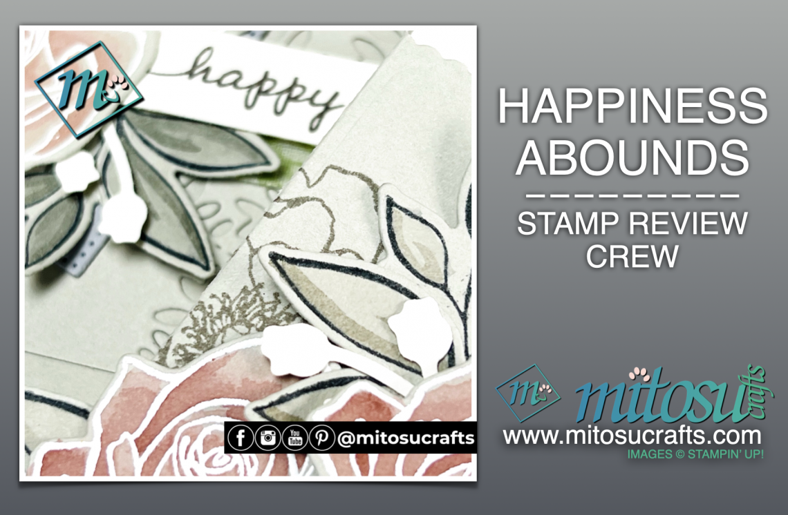 Happiness Abounds Watercolour Mini Pocket Envelope Gift Card Making Idea from Barry & Jay Soriano Mitosu Crafts Independent Stampin' Up! Demonstrators UK France Germany Austria The Netherlands Belgium & Republic of Ireland