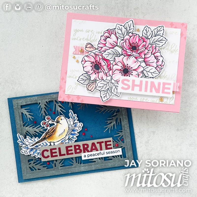 Happy Little Things with other Stamp Sets Card Idea Mitosu Crafts by Barry & Jay Soriano Stampin' Up! UK France Germany Austria Netherlands Belgium Ireland